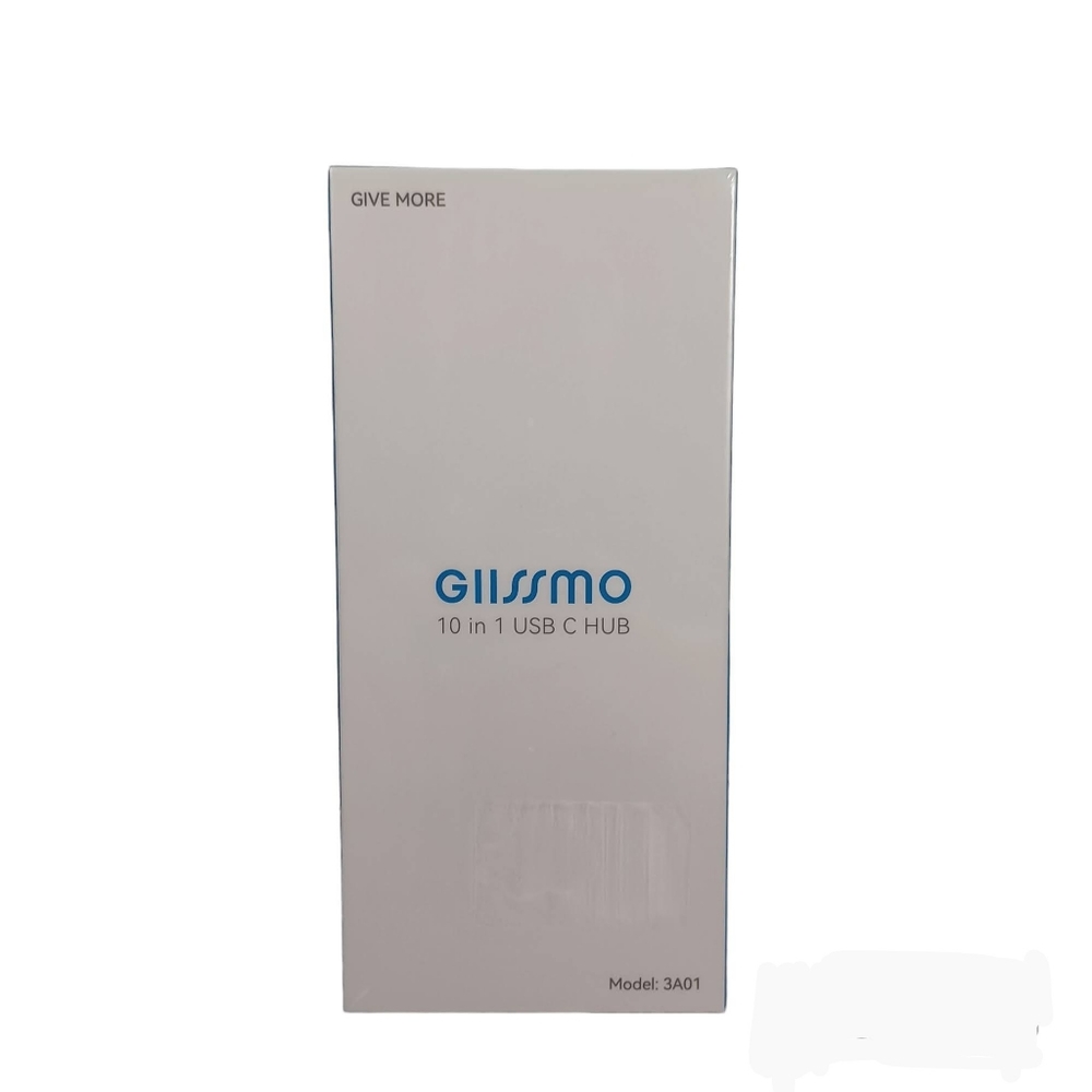 Giissmo 10 In 1 USB C Hub NEW SEALED -Gray